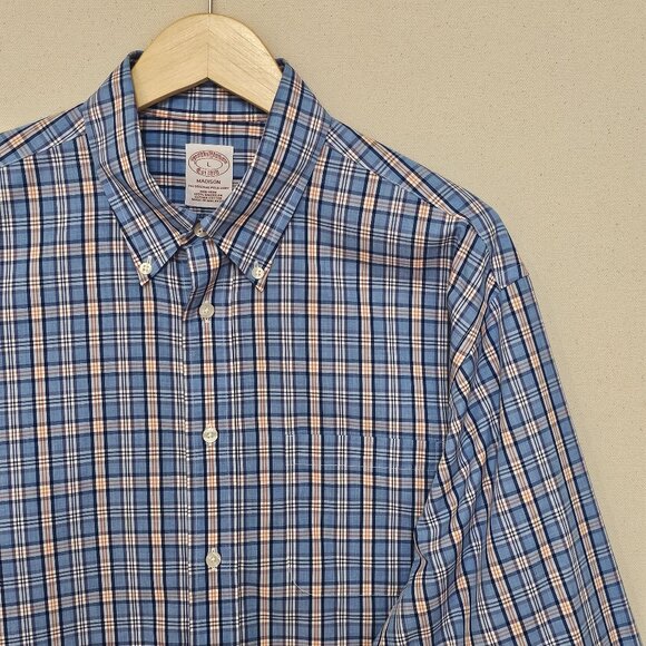 Brooks Brothers Non-Iron Madison Button Down L - Picture 1 of 7